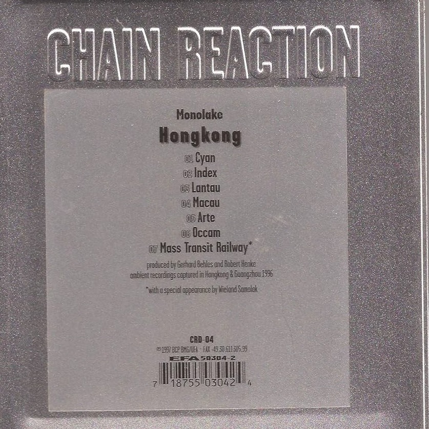 Monolake - Hongkong album cover